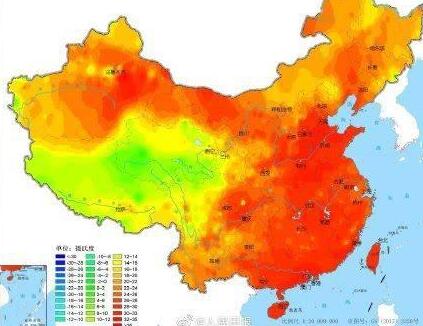 2019暑期來臨，全國多地高溫超長待機開啟 你家熱成啥顏色了？